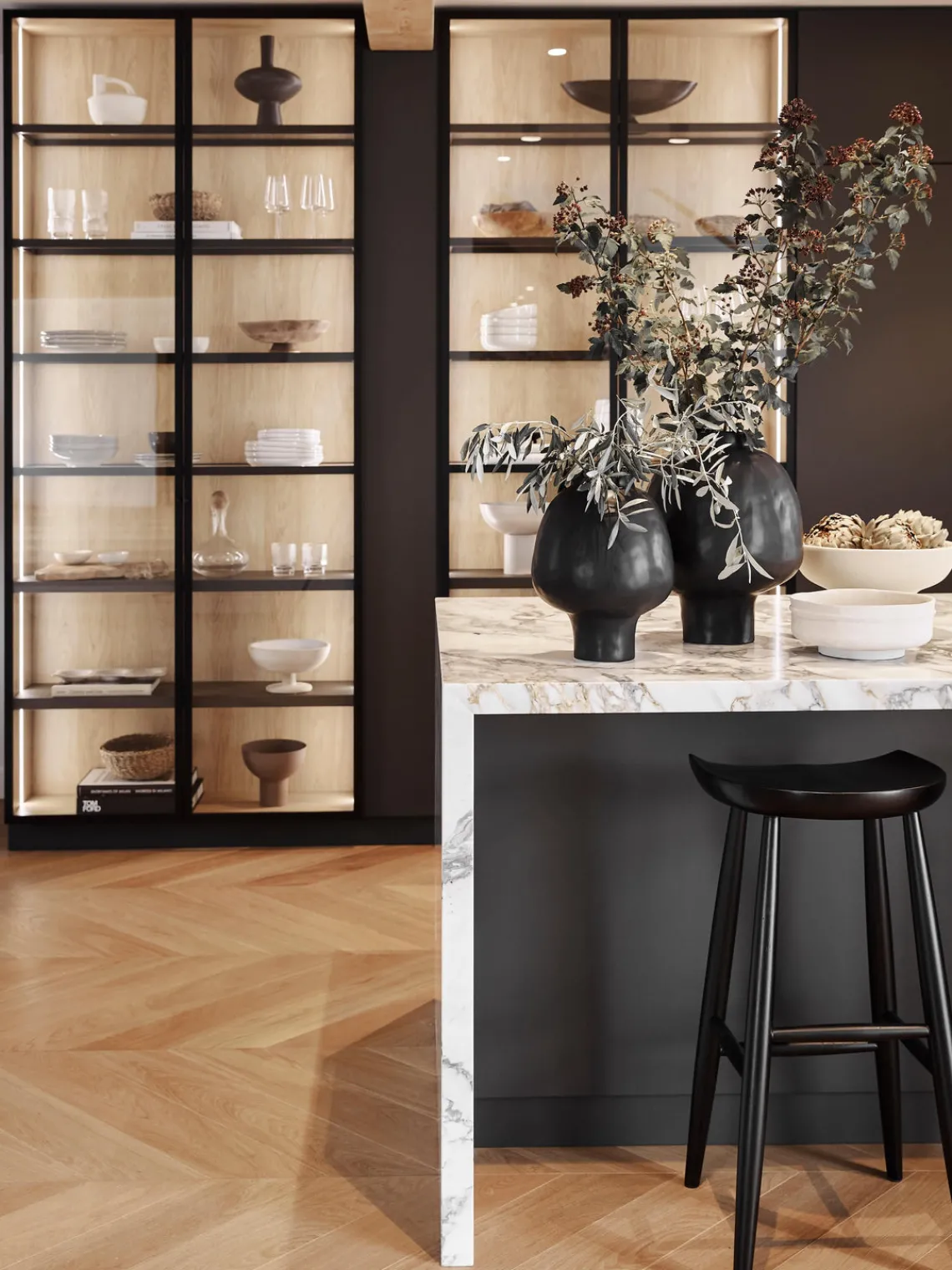 Hot Jarrón artesanal de diseño de gres Saki, 32 cm Jarrones|Jarrones