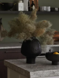 Hot Jarrón artesanal de diseño de gres Saki, 32 cm Jarrones|Jarrones