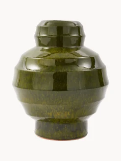 Jarrones|Jarrones></noscript>POLSPOTTEN Jarrón artesanal Sumo Verde oliva