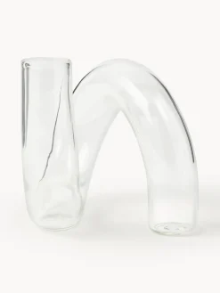 Jarrones|Jarrones></noscript>Westwing Collection Jarrón artesanal Zaida, 12 cm Transparente