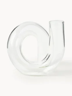 Jarrones|Jarrones></noscript>Westwing Collection Jarrón artesanal Zaida, 12 cm Transparente