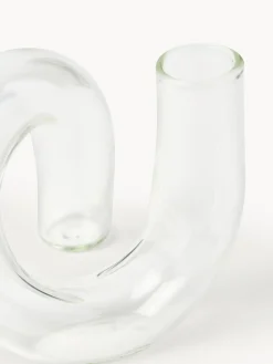 Jarrones|Jarrones></noscript>Westwing Collection Jarrón artesanal Zaida, 12 cm Transparente