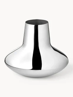 Jarrones|Jarrones>GEORG JENSEN Jarrón de acero inoxidable Henning Koppel, 19 cm