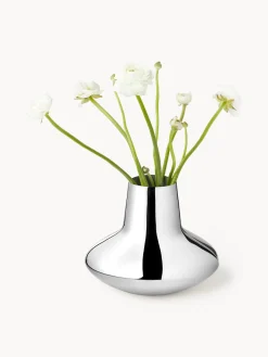 Jarrones|Jarrones></noscript>GEORG JENSEN Jarrón de acero inoxidable Henning Koppel, 19 cm