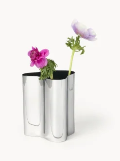 Sale Jarrón de acero inoxidable Vine, 18 cm Jarrones|Jarrones