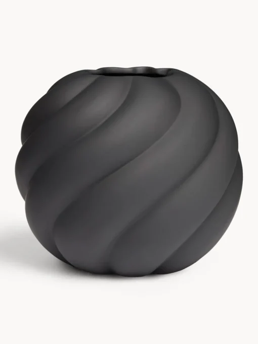 New Jarrón de cerámica pintado a mano Twist Ball, 20 cm Jarrones|Jarrones