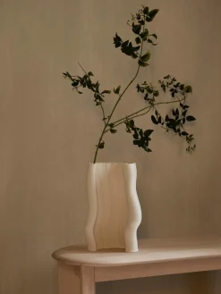 Jarrones|Jarrones>Ferm Living Jarrón de gres Moire, 30 cm