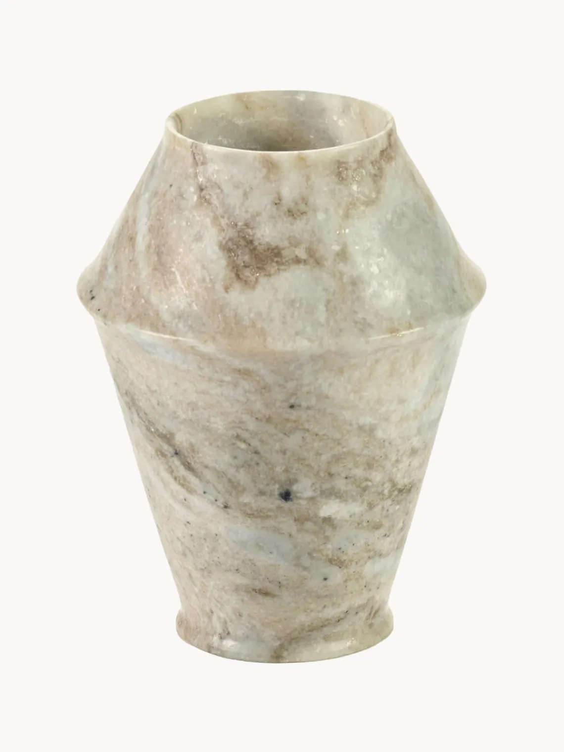 Hot Jarrón de mármol Dune, 18 cm Jarrones|Jarrones