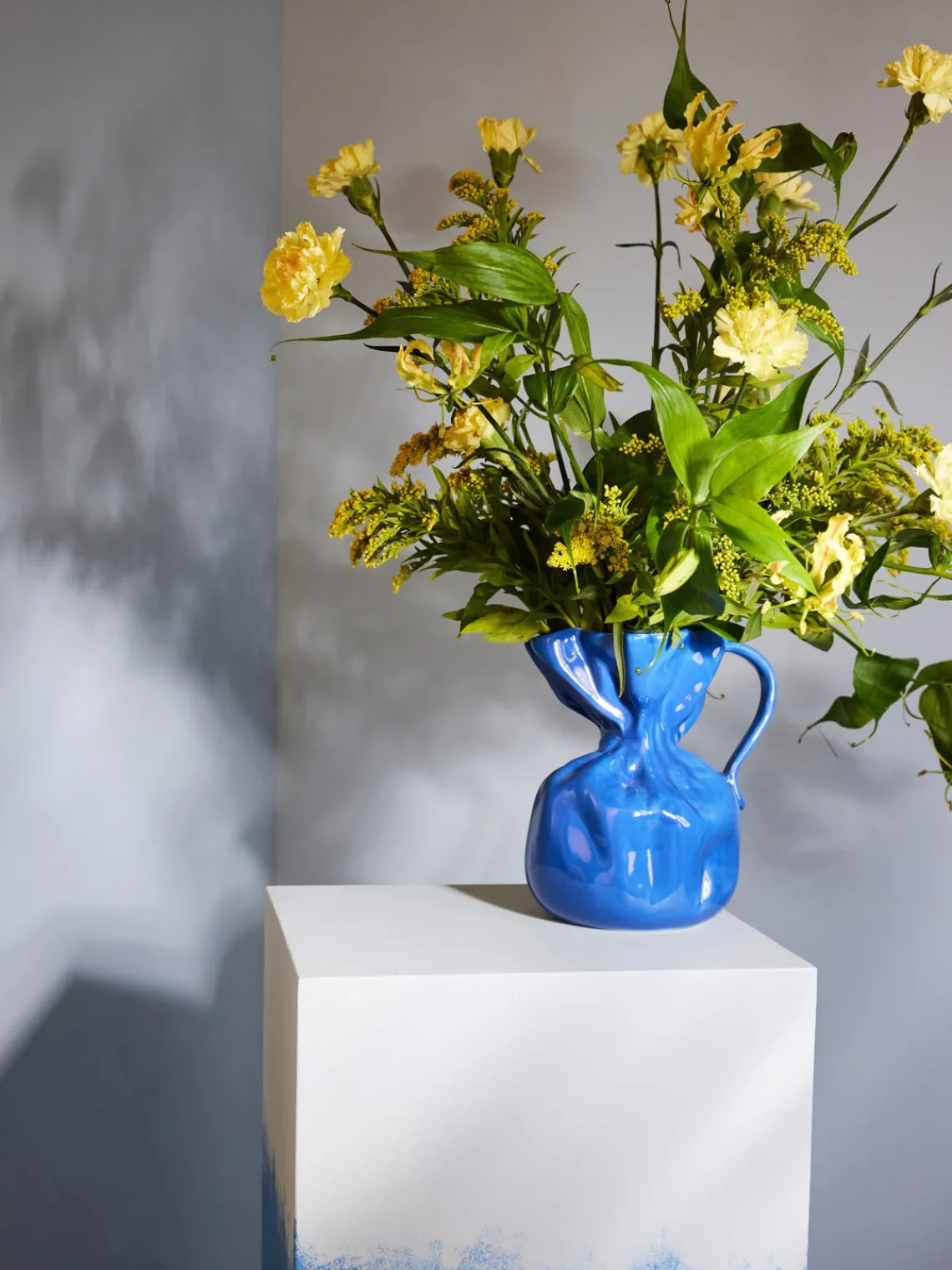 New Jarrón de porcelana Crumple, 26 cm Jarrones|Jarrones