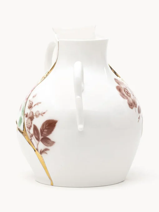 Jarrones|Jarrones>SELETTI Jarrón de porcelana fina Kintsugi, 19 cm