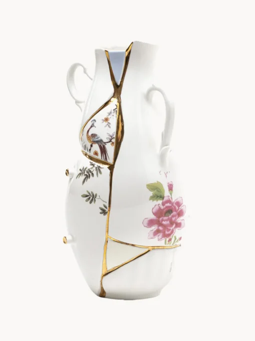 Jarrones|Jarrones>SELETTI Jarrón de porcelana fina Kintsugi, 32 cm