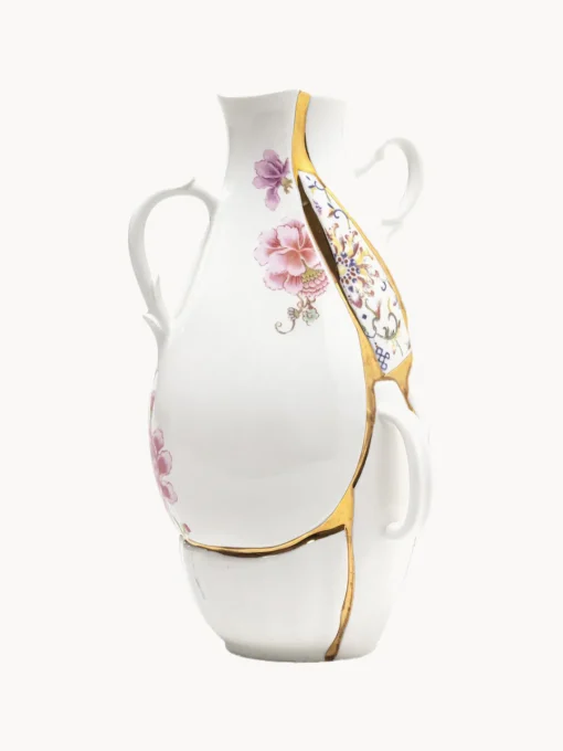 Jarrones|Jarrones>SELETTI Jarrón de porcelana fina Kintsugi, 32 cm