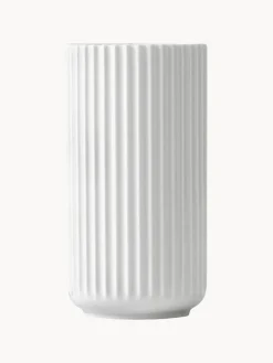 Jarrones|Jarrones>Lyngby Porcelaen Jarrón de porcelana Lyngby, 21 cm Blanco