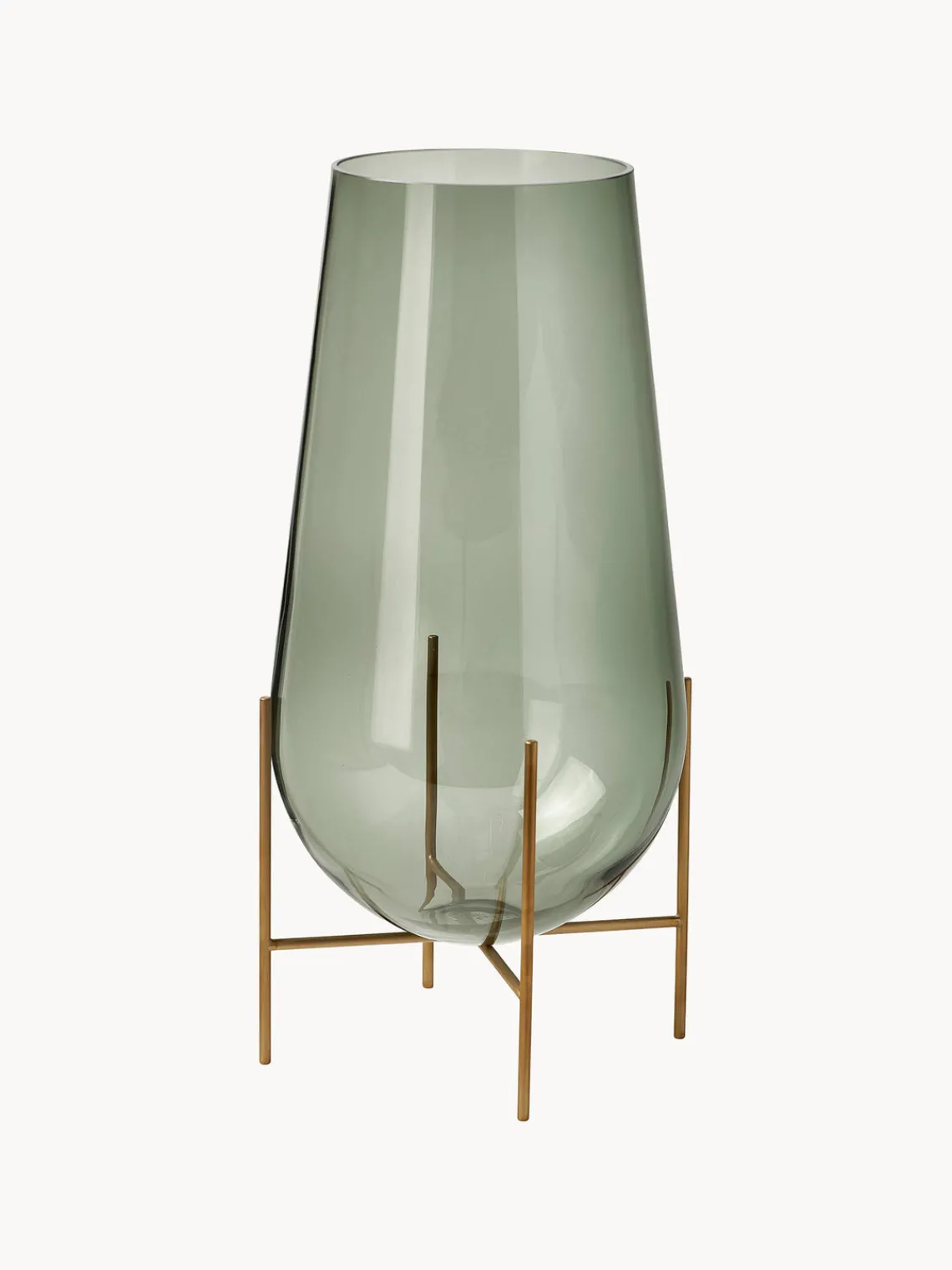 New Jarrón de suelo soplado Échasse, 44 cm Jarrones|Jarrones