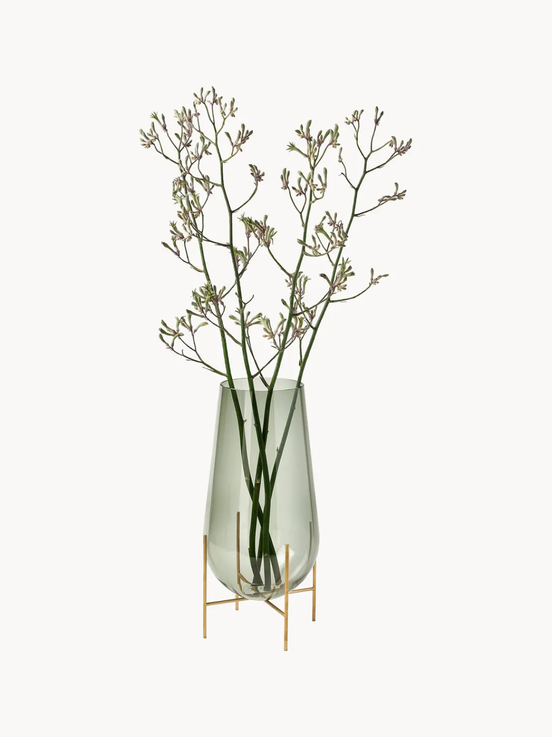 New Jarrón de suelo soplado Échasse, 44 cm Jarrones|Jarrones