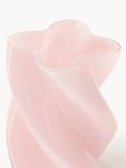Discount Jarrón de vidrio artesanal Marshmallow, 20 cm Jarrones|Jarrones