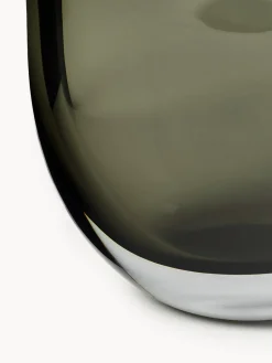 Jarrones|Jarrones></noscript>Westwing Collection Jarrón de vidrio Aurum, 20 cm Gris transparente