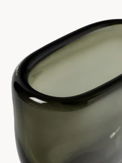 Jarrones|Jarrones></noscript>Westwing Collection Jarrón de vidrio Aurum, 20 cm Gris transparente