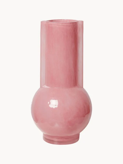 Jarrones|Jarrones>HKLIVING Jarrón de vidrio de diseño Flamingo, Al 25 cm