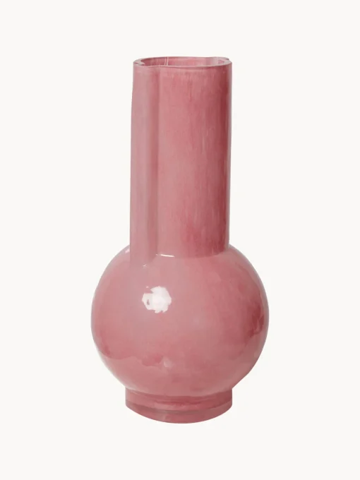 Jarrones|Jarrones>HKLIVING Jarrón de vidrio de diseño Flamingo, Al 25 cm