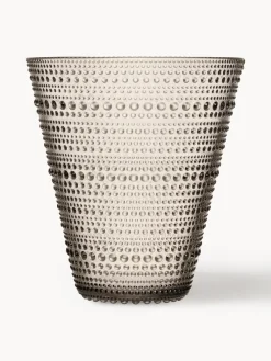 Jarrones|Jarrones>iittala Jarrón de vidrio Kastehelmi, Al 15 cm Beige transparente