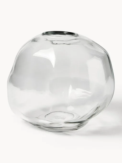Jarrones|Jarrones>DBKD Jarrón de vidrio Pebble, Ø 28 cm Transparente