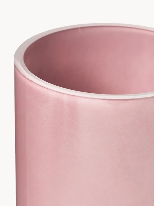Jarrones|Jarrones>Westwing Collection Jarrón de vidrio Rosabella, 28 cm Rosa oscuro