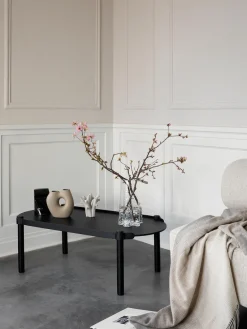 Hot Jarrón de vidrio soplado artesanalmente con relieves Gry, 30 cm Jarrones|Jarrones