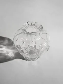 New Jarrón de vidrio soplado Ammonit, 30 cm Jarrones|Jarrones