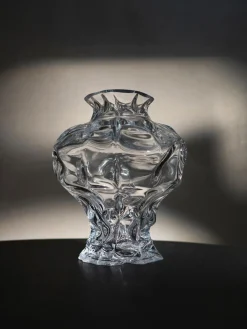 New Jarrón de vidrio soplado Ammonit, 30 cm Jarrones|Jarrones