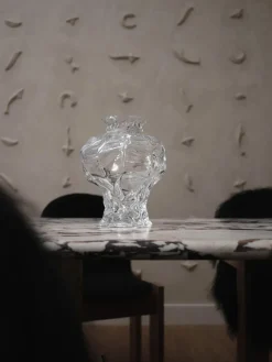 New Jarrón de vidrio soplado Ammonit, 30 cm Jarrones|Jarrones