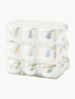Jarrones|Jarrones></noscript>POLSPOTTEN Jarrón de vidrio soplado Bubble, 18 cm