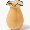 Sale Jarrón de vidrio soplado con adornos Gloria, Al 24 cm Jarrones|Jarrones