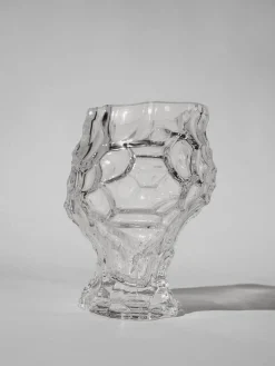 Jarrones|Jarrones></noscript>Hein Studio Jarrón de vidrio soplado Canyon, 18 cm Transparente