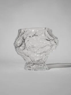 Jarrones|Jarrones></noscript>Hein Studio Jarrón de vidrio soplado Canyon, 18 cm Transparente