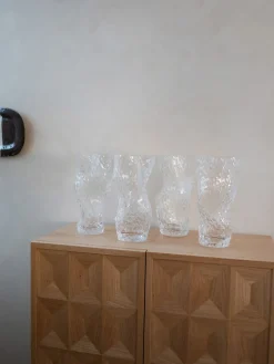 Hot Jarrón de vidrio soplado Ostrea Rock, 30 cm Jarrones|Jarrones