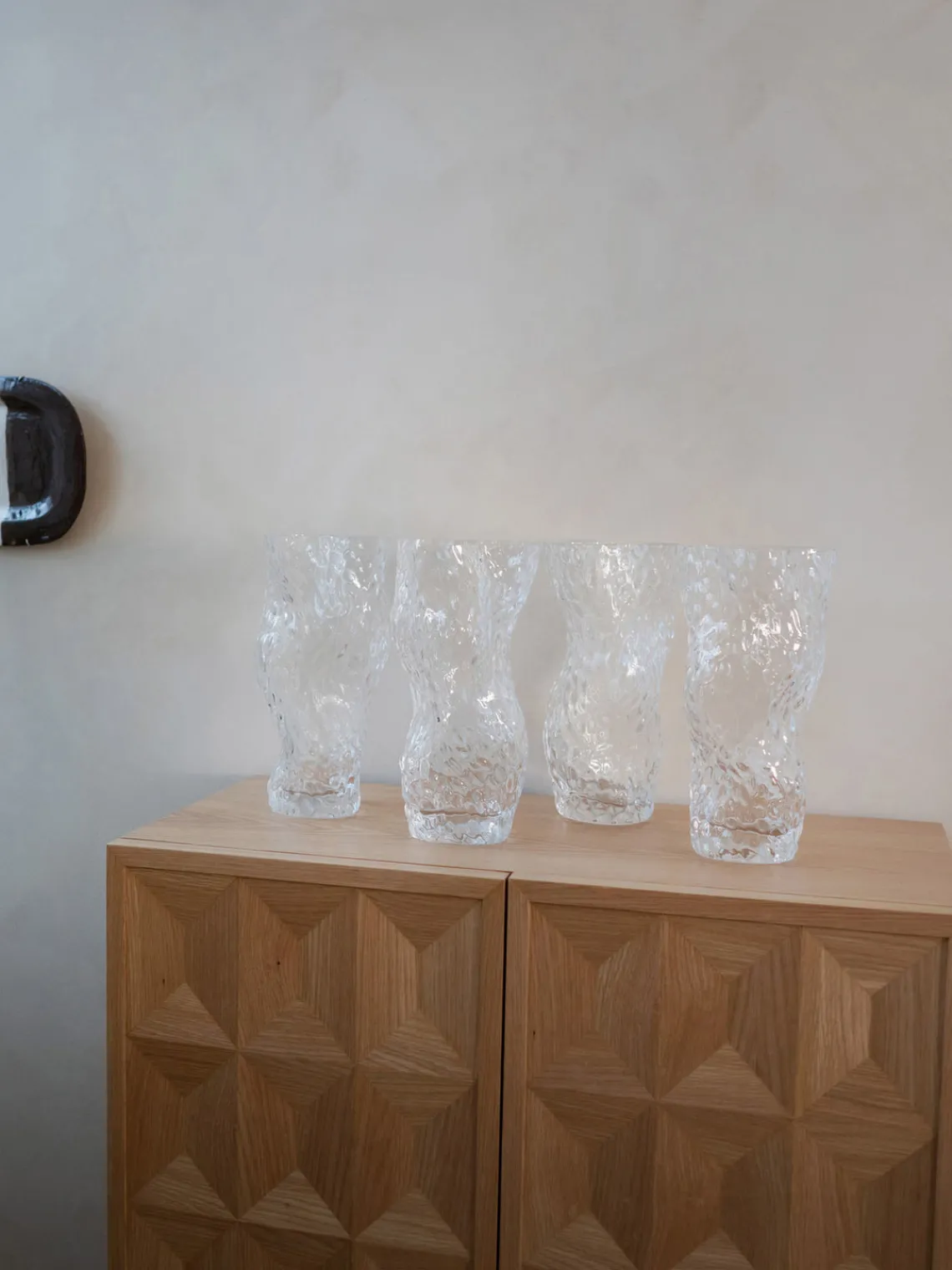 Hot Jarrón de vidrio soplado Ostrea Rock, 30 cm Jarrones|Jarrones