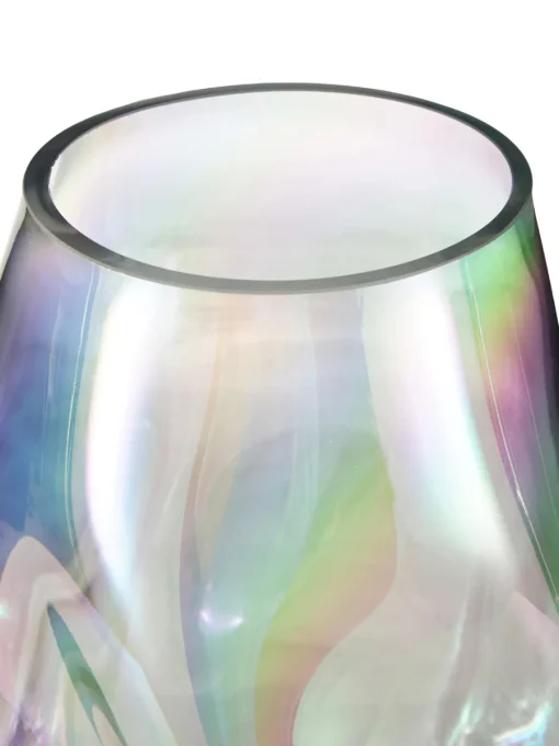 Discount Jarrón de vidrio soplado Rainbow, 26 cm Jarrones|Jarrones