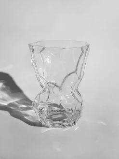 Jarrones|Jarrones></noscript>Hein Studio Jarrón de vidrio soplado Reflection, 30 cm Transparente