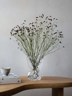 Jarrones|Jarrones></noscript>Hein Studio Jarrón de vidrio soplado Reflection, 30 cm Transparente