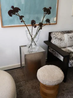 Jarrones|Jarrones></noscript>Hein Studio Jarrón de vidrio soplado Reflection, 30 cm Transparente