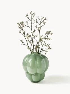 Jarrones|Jarrones></noscript>AYTM Jarrón de vidrio soplado Uva, 35 cm Verde salvia brillante