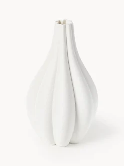 Jarrones|Jarrones>Westwing Collection Jarrón grande de porcelana en 3D Melody, 40 cm