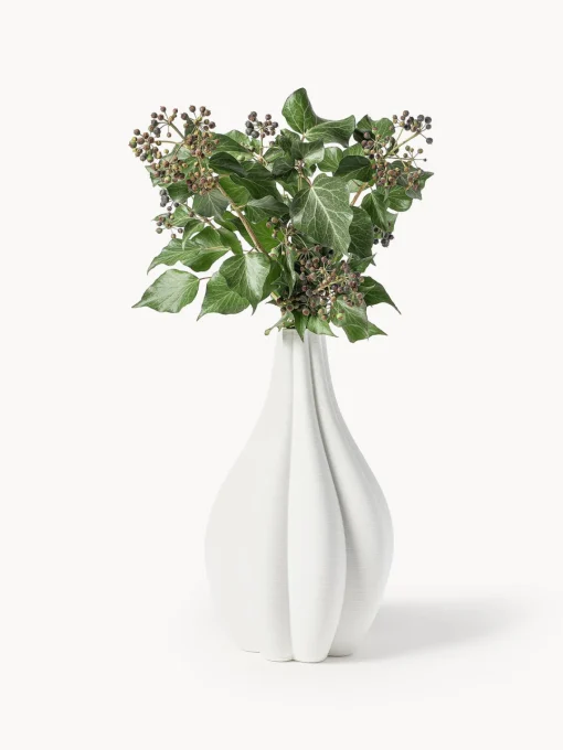 Jarrones|Jarrones>Westwing Collection Jarrón grande de porcelana en 3D Melody, 40 cm