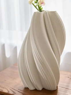 Hot Jarrón grande de porcelana en 3D Melody, 42 cm Jarrones|Jarrones