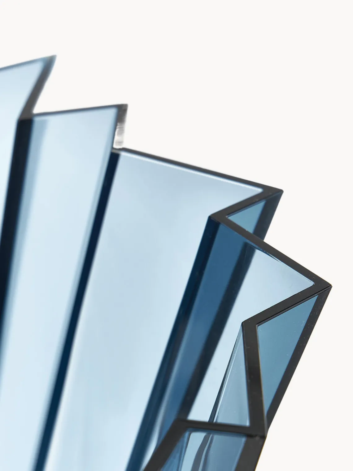 Jarrones|Jarrones>Kartell Jarrón grande Shanghai, Al 44 cm Azul transparente