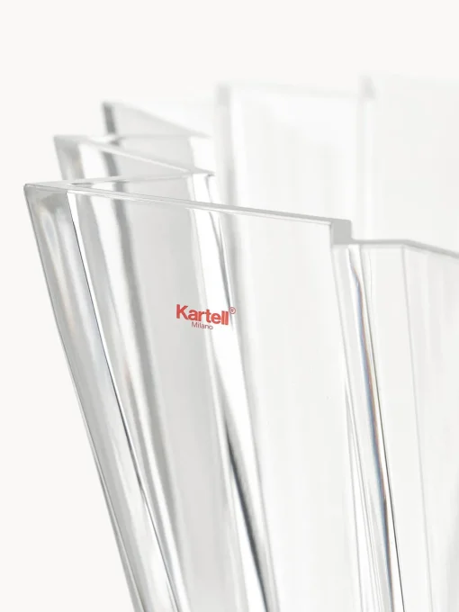 Jarrones|Jarrones>Kartell Jarrón grande Shanghai, Al 44 cm Transparente