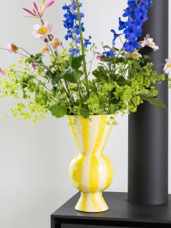 Jarrón pintado a mano Rhombic, 30 cm Jarrones|Jarrones