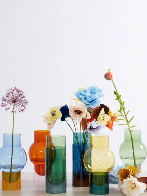 Clearance Jarrón soplado Bouquet Tube, 27 cm Jarrones|Jarrones