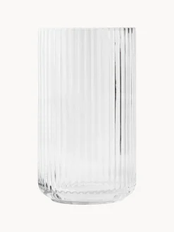 Jarrones|Jarrones>Lyngby Porcelaen Jarrón soplado Lyngby, 25 cm Transparente